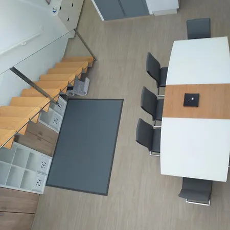 Only Sofa Bed In The Living Room, Shared Bathroom